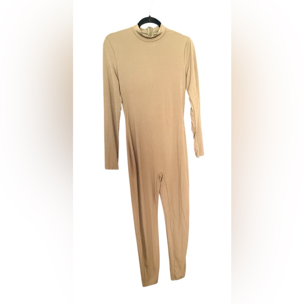 SHEIN Olive Green Long Sleeve Jumpsuit